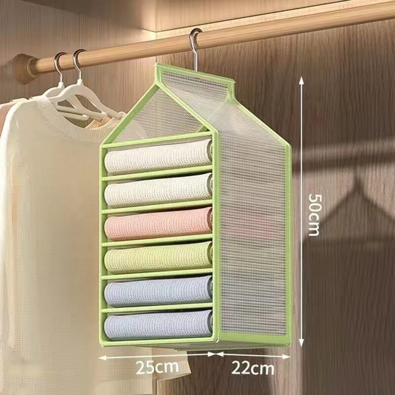 Hanging Clothing Storage | 7 Shelves