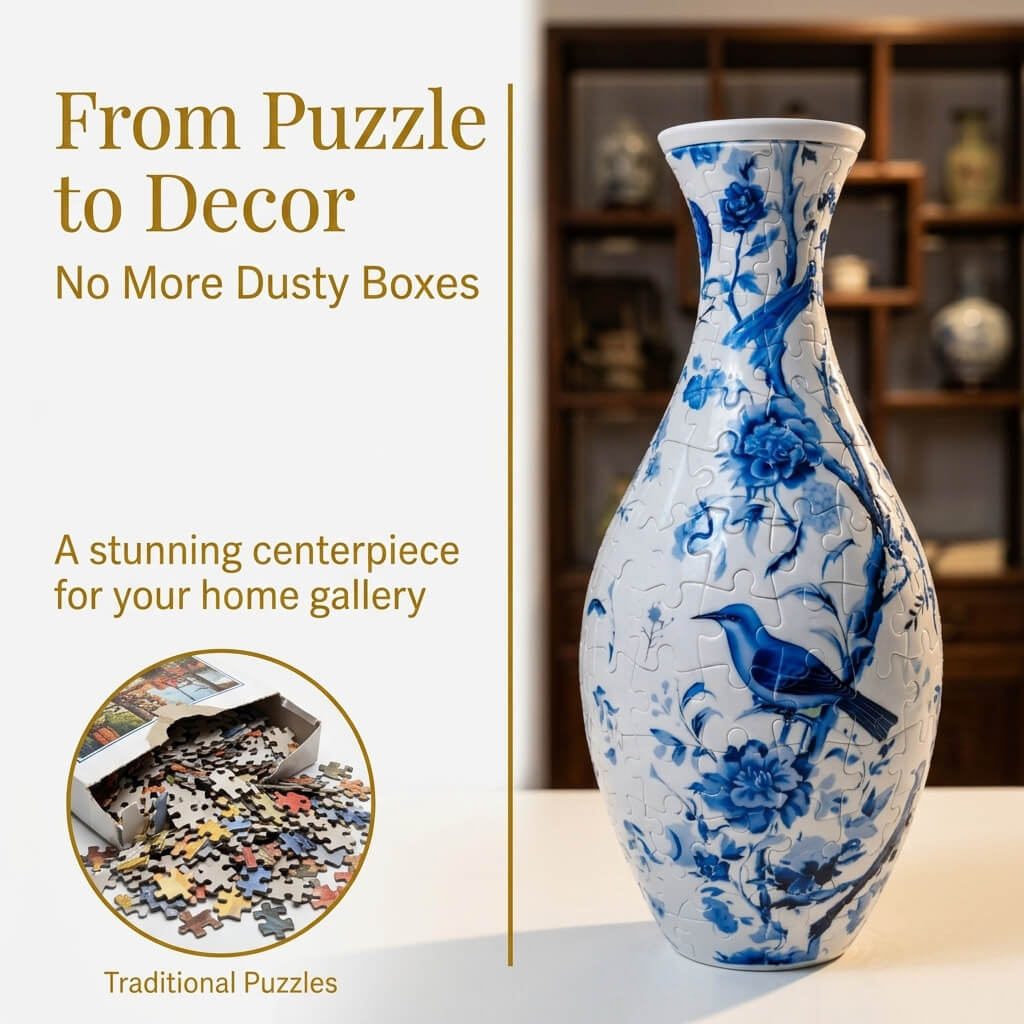 3D Puzzle Vase
