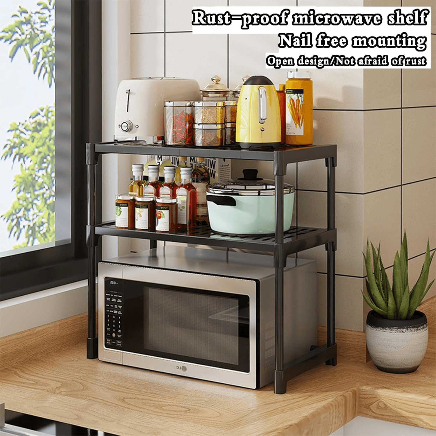 MicroWave Storage Rack