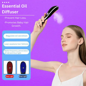 Electric Hair Brush Oil Diffuser | Sculp Massager | 4-in-1