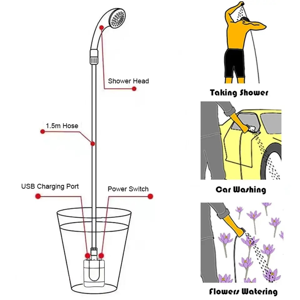 Portable Outdoor Shower