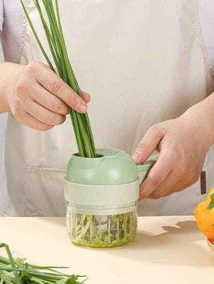 Handheld Electric Vegetable Cutter | 4-in-1 - Plan’H